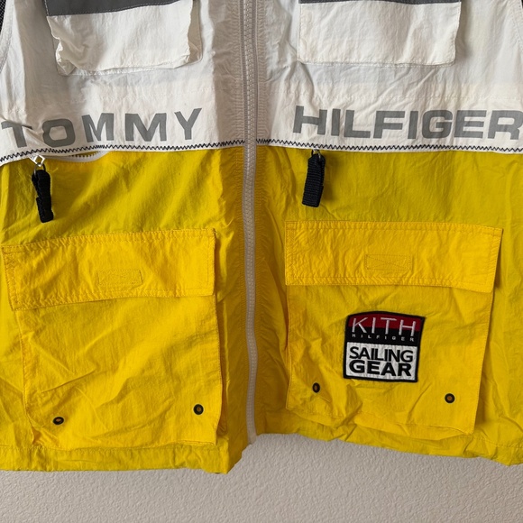 KITH x Tommy Hilfiger Sailing Utility Gear Vest Spell Out Flag Hip Hop 3M XL - Picture 5 of 10